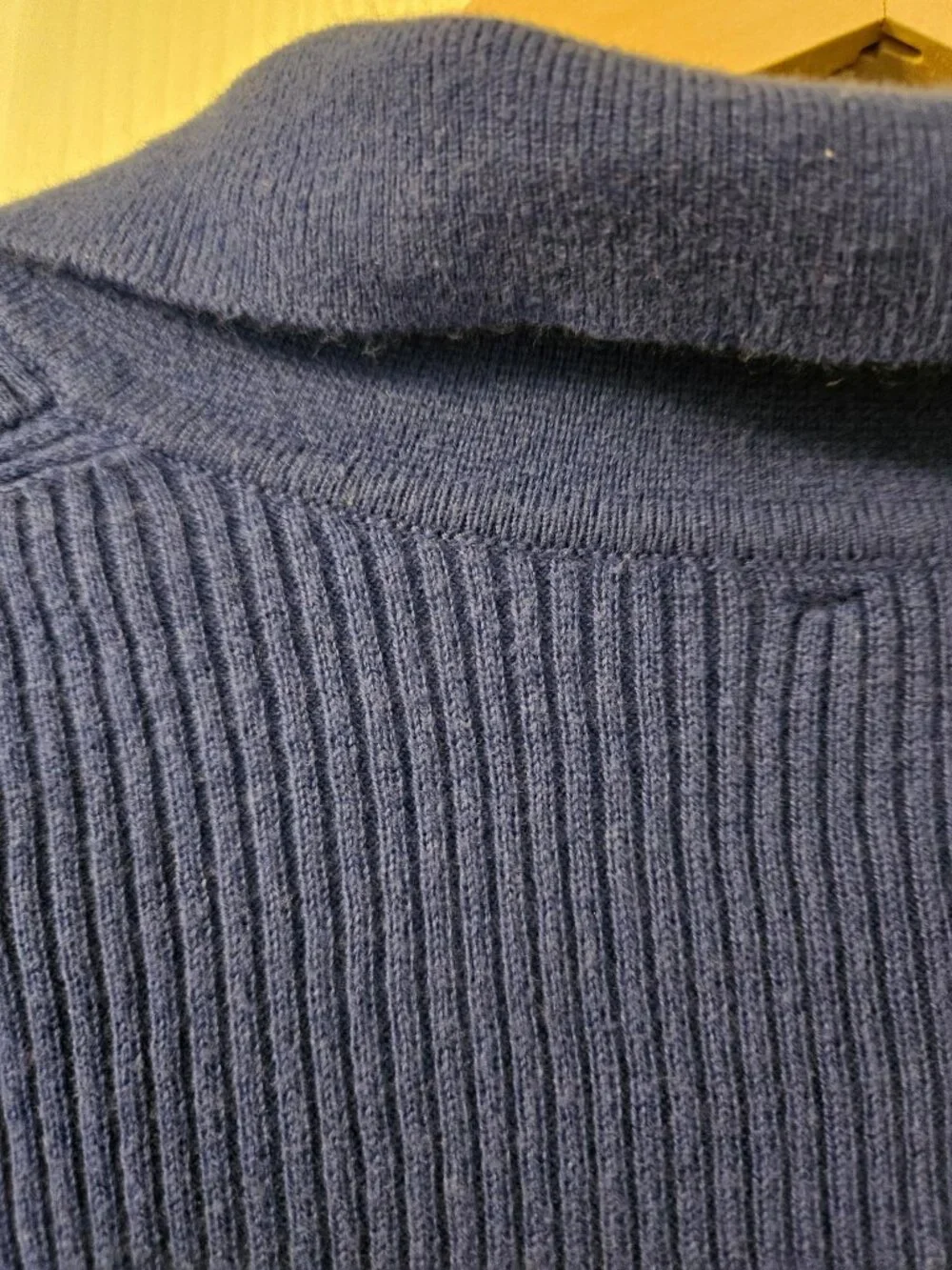GAP royal blue women's collared snug-fit cardigan, XS